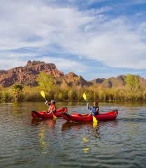 Kayaking in the beautiful Arizona Scenery is good for the soul !
